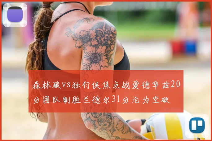 森林狼vs独行侠焦点战爱德华兹20分团队制胜兰德尔31分沦为空砍